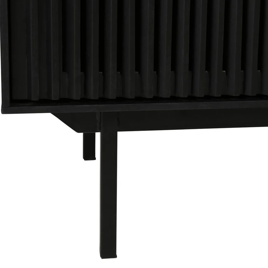 Meuble haut 2 portes noir