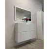 Meuble porte chassures 2 portes abattantes suspendu