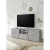 Meuble TV 2 portes et 1 tiroir DAMA décor beton
