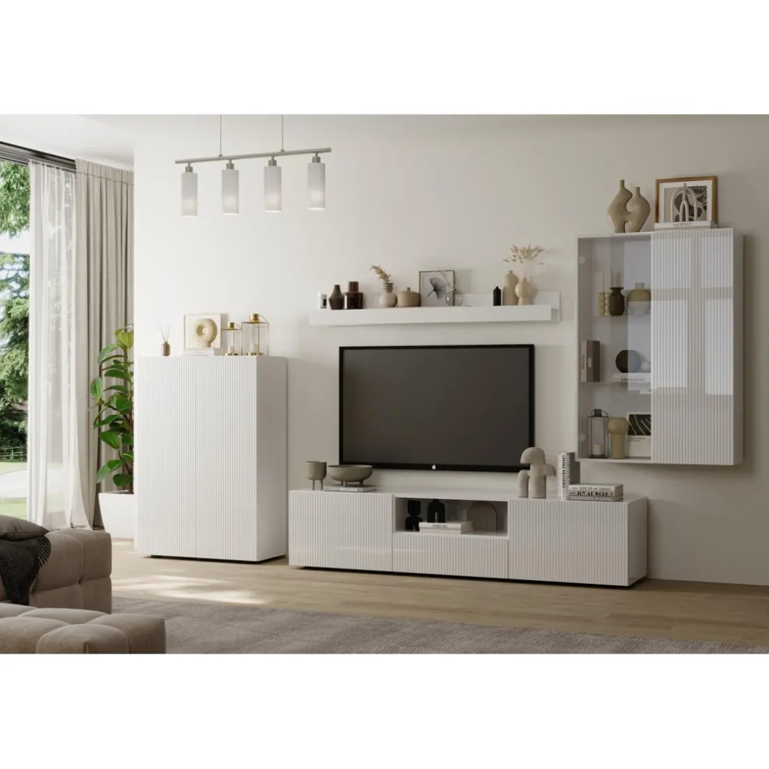 Meuble TV en Panneau de particules