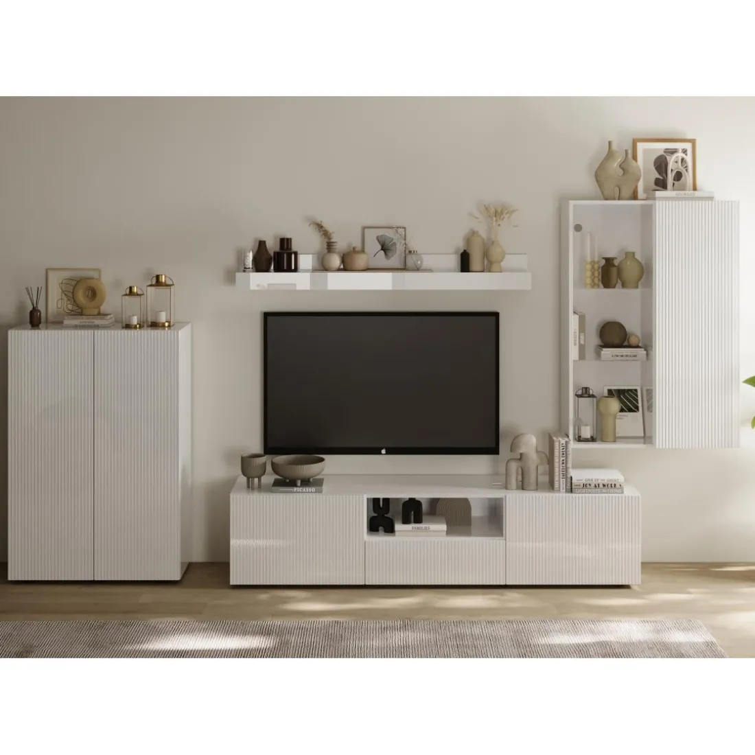 Meuble TV en Panneau de particules