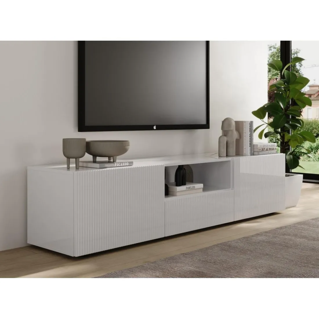 Meuble TV en Panneau de particules