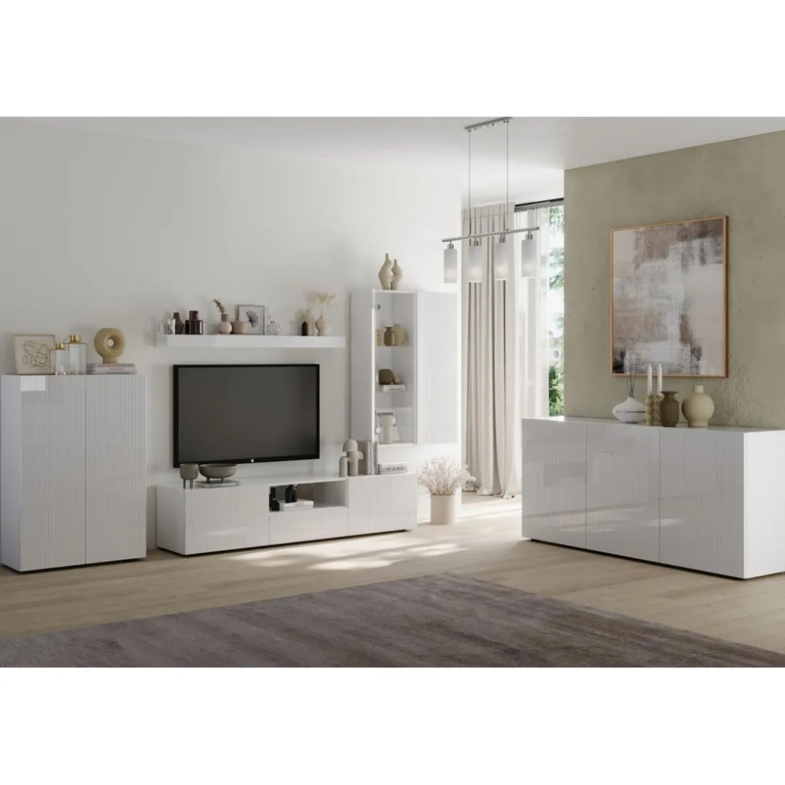 Meuble TV en Panneau de particules