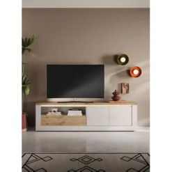 Meuble TV SAVONA Blanc