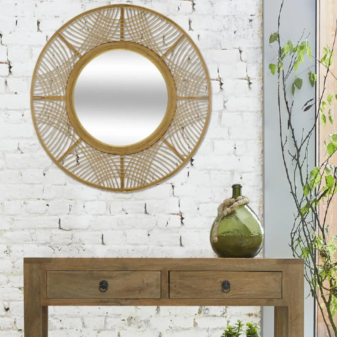 Miroir Bambou Ina