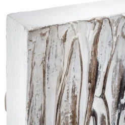 Miroir Bois Relief