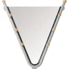 Miroir design cadre acier