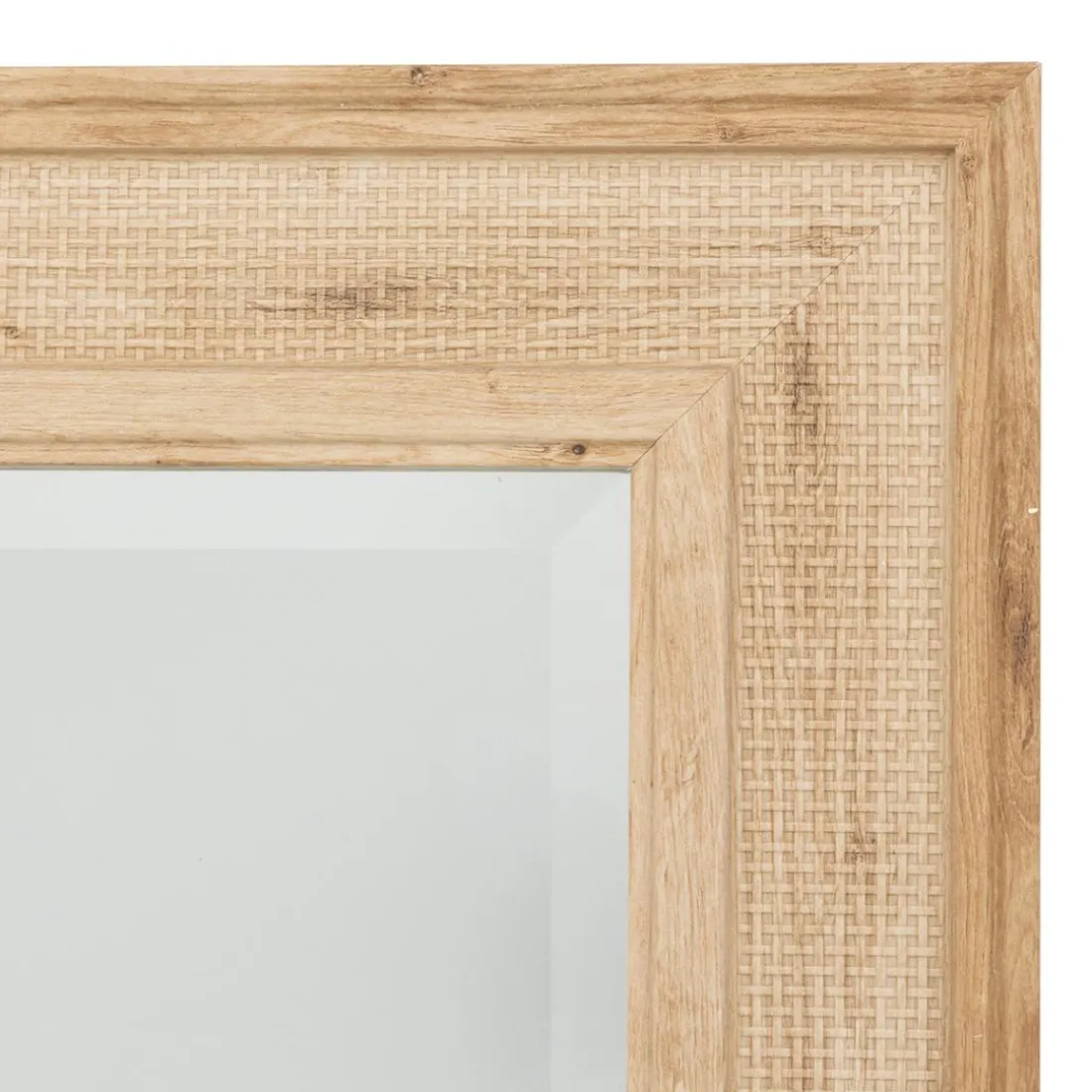 Miroir en cannage