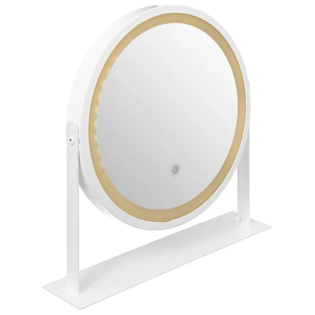 Miroir led Pivot rond blanc