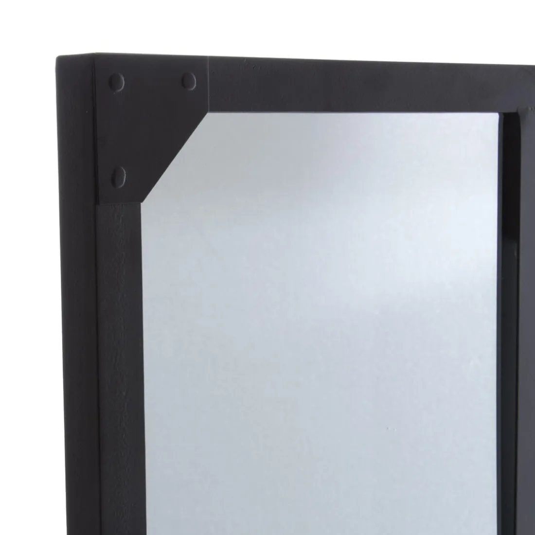 Miroir métal lola noir 116X76