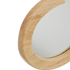 Miroir nuage Beige en bois