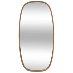 Miroir ovale Jasna bois clair