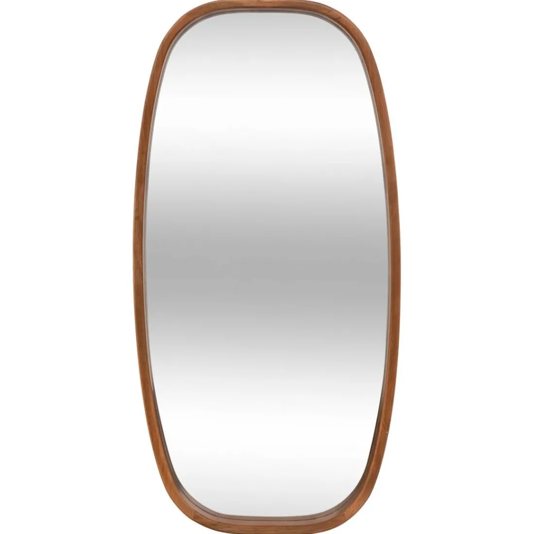 Miroir ovale Jasna bois foncé
