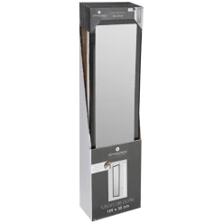 Miroir Porte Plastique 35 x 125 cm Paco noir
