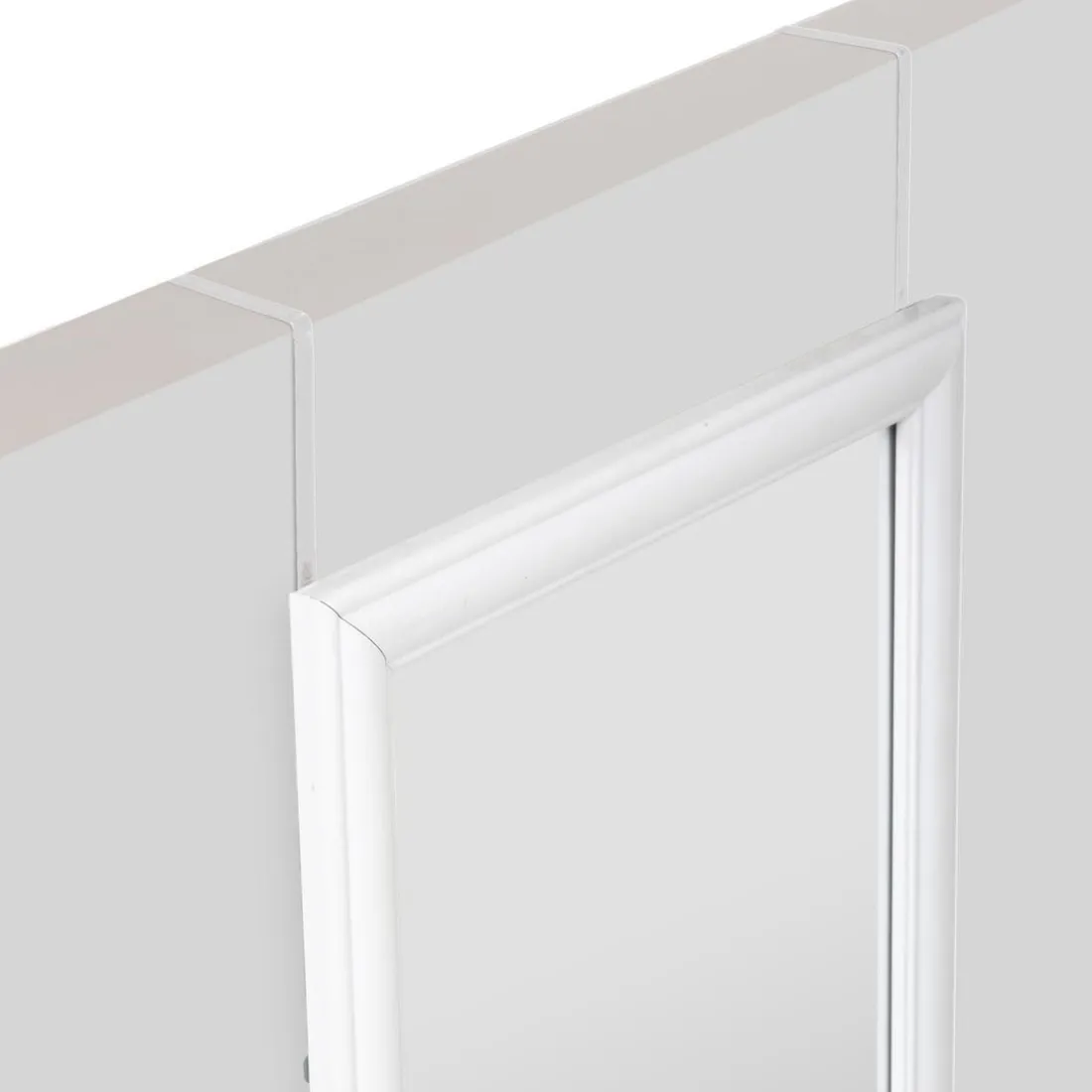 Miroir Porte Plastique Paco blanc