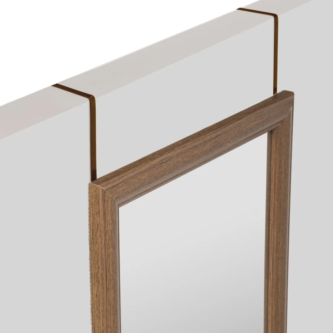 Miroir Porte Plastique Paco blanc