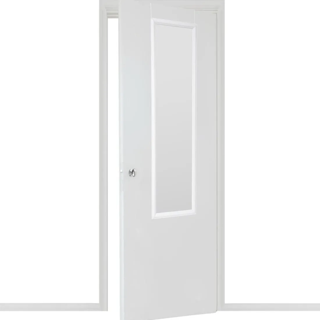 Miroir Porte Plastique Paco blanc