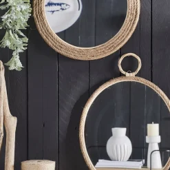 Miroir Rond Corde 35 x 35 x 2