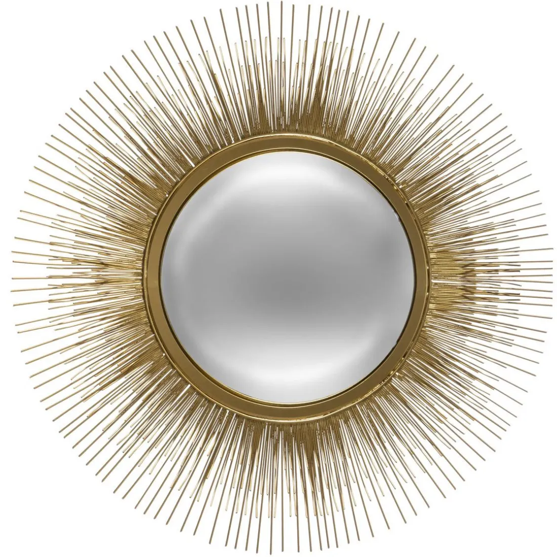 Miroir Soleil en Métal Doré