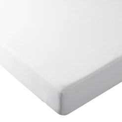 Molleton protege matelas blanc