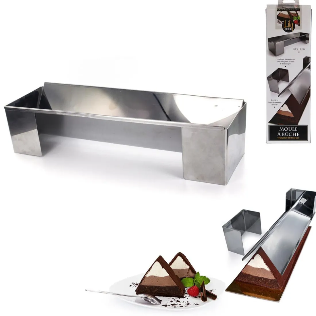 Moule a buche triangulaire 31x10cm FORD