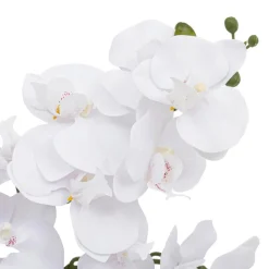 Orchidée artificielle avec pot en céramique