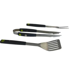 Pack Barbecue gaz Américain FIDGI 3 brûleurs et Housse avec Coffret 3 pièces aimantés