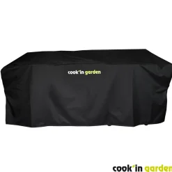 Pack Barbecue gaz FIDGI 4 Brûleurs avec desserte et évier avec Housse et Coffret 3 pièces aimantés