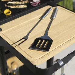 Pack Barbecue gaz sur chariot FLAVO avec Housse Coffret 3 pièces aimantés