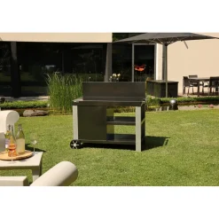 Pack Desserte de jardin Housse Barbecue et plancha Rectangulaire