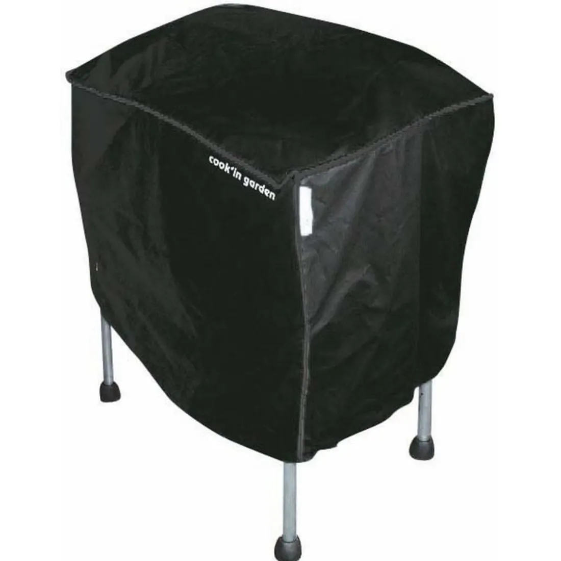 Pack Desserte de jardin MEDIA avec Housse Barbecue et plancha Rectangulaire
