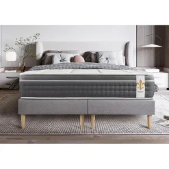 Pack Le Trente double sommiers Gris