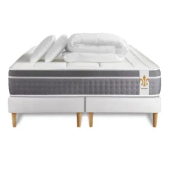 Pack Le Trente double sommiers Blanc
