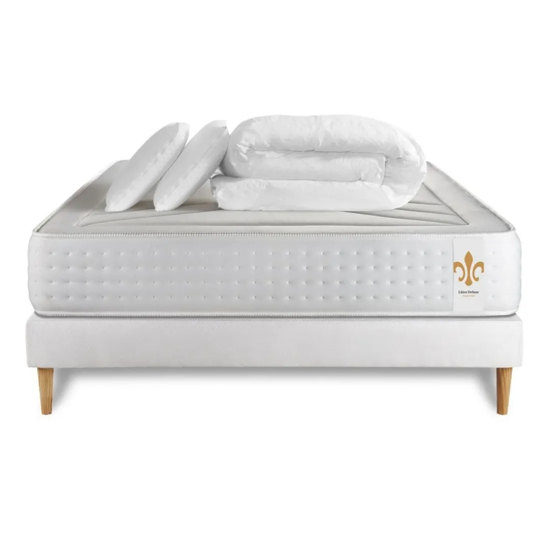 Pack Le Vingt-Quatre sommier Blanc