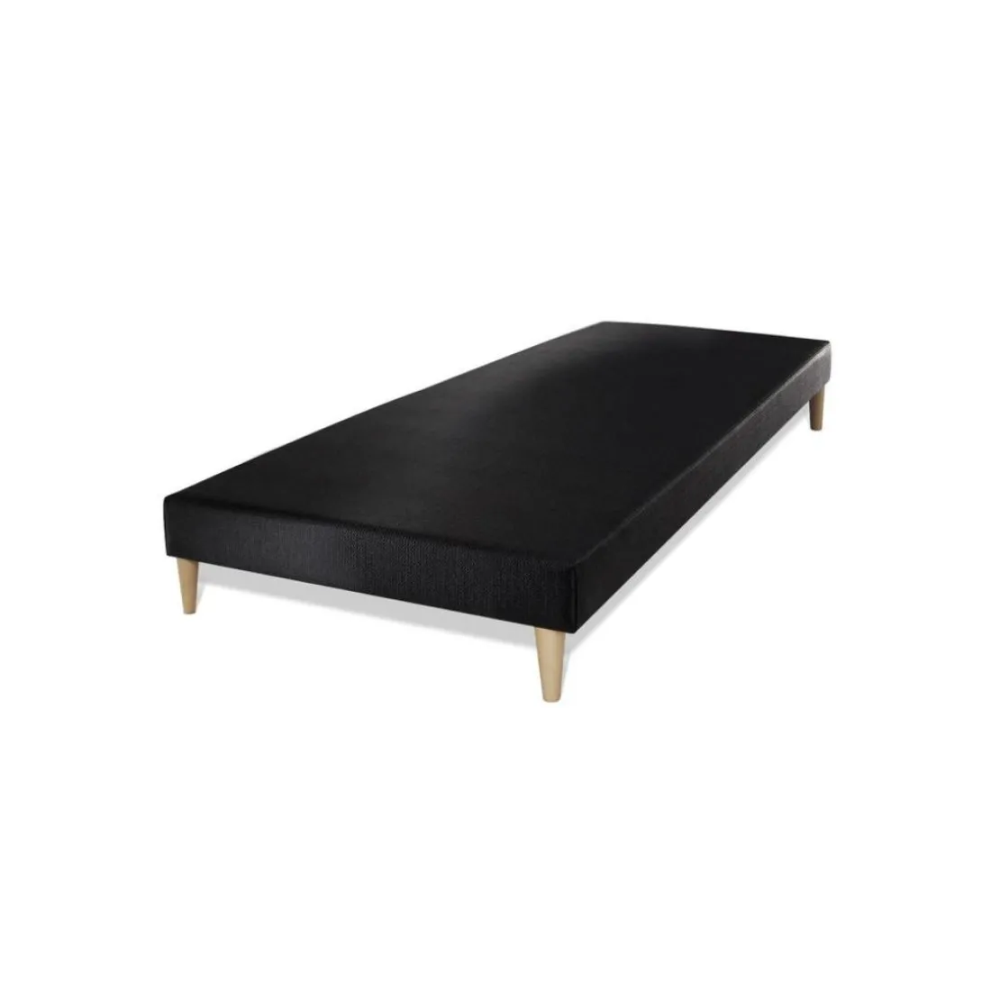Pack matelas ACTIVE double sommiers noir Couette et 2 oreillers