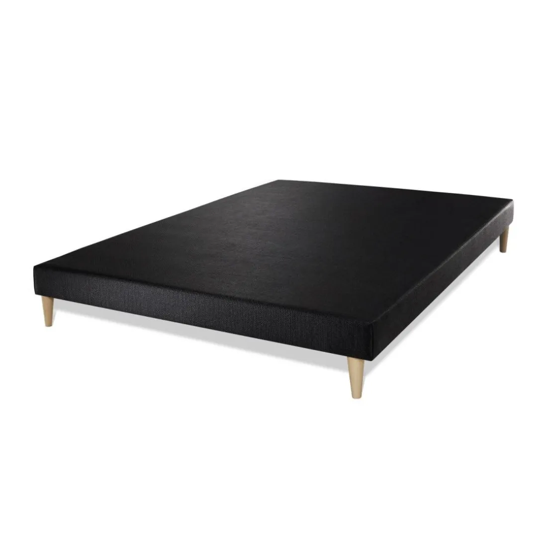 Pack matelas ACTIVE sommier noir Couette et 2 oreillers