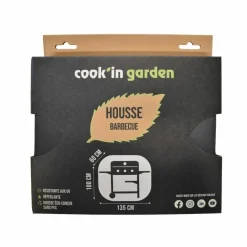 Pack Plancha gaz DUNE avec Housse pour barbecue et plancha,Kit pour cuisson plancha