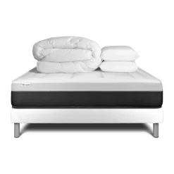 Pack prêt a dormir VITAL FORM sommier Kit blanc