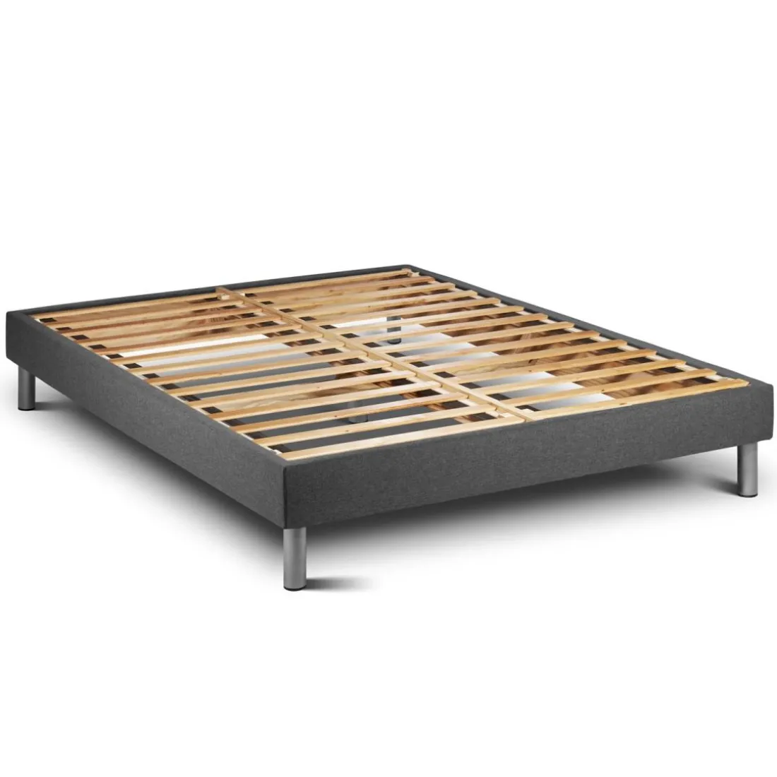 Pack prêt a dormir VITALPOWER ZEN sommier Kit gris