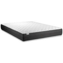 Pack prêt a dormir VITALSPRING sommier Kit noir