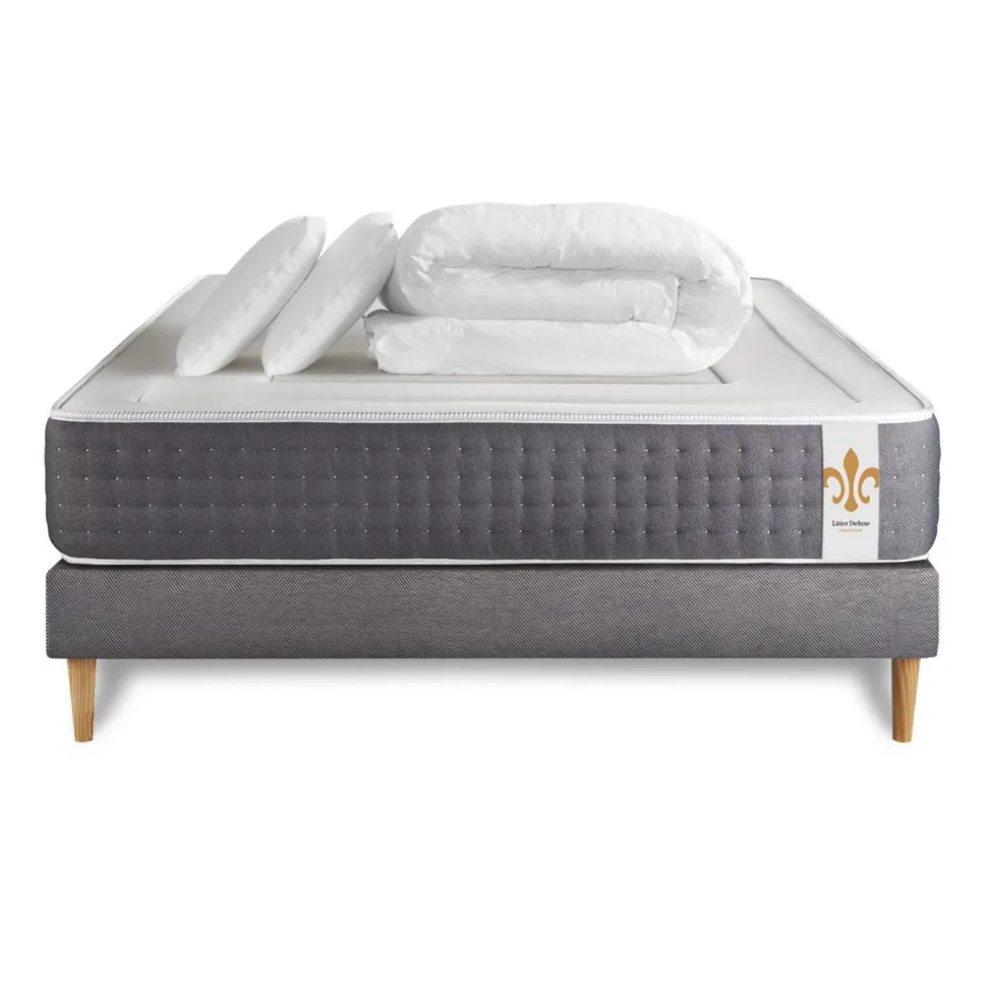 Pack Vingt-Six sommier Kit Gris
