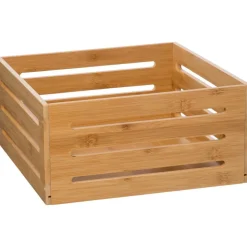 Panier de Rangement 31 x 15 Bambou Plein