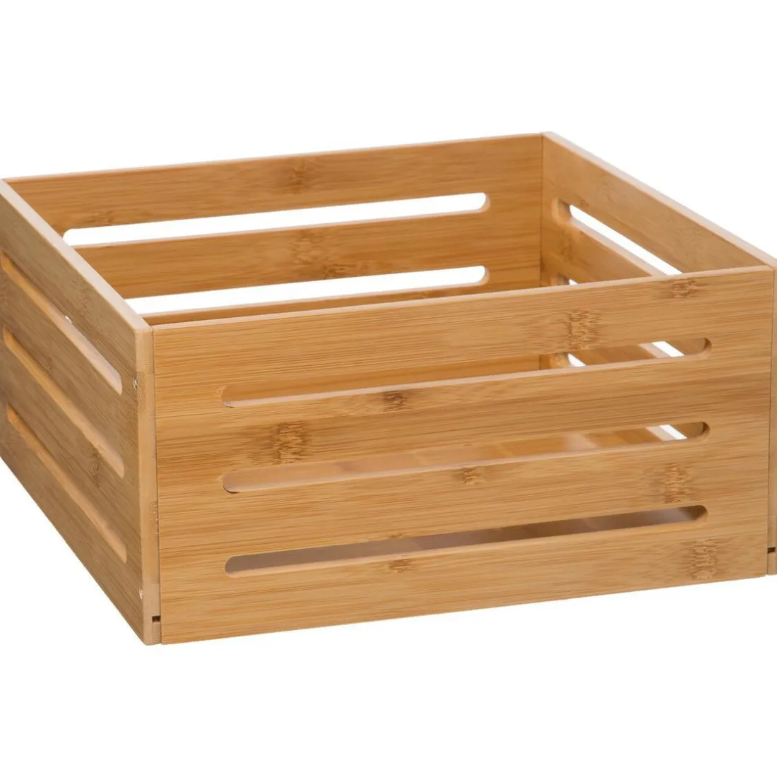 Panier de Rangement 31 x 15 Bambou Plein