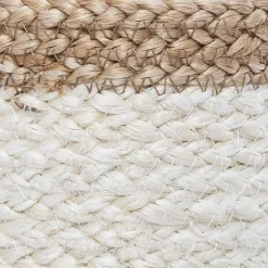 Panier Jute Herbier Marin Blanc x 3