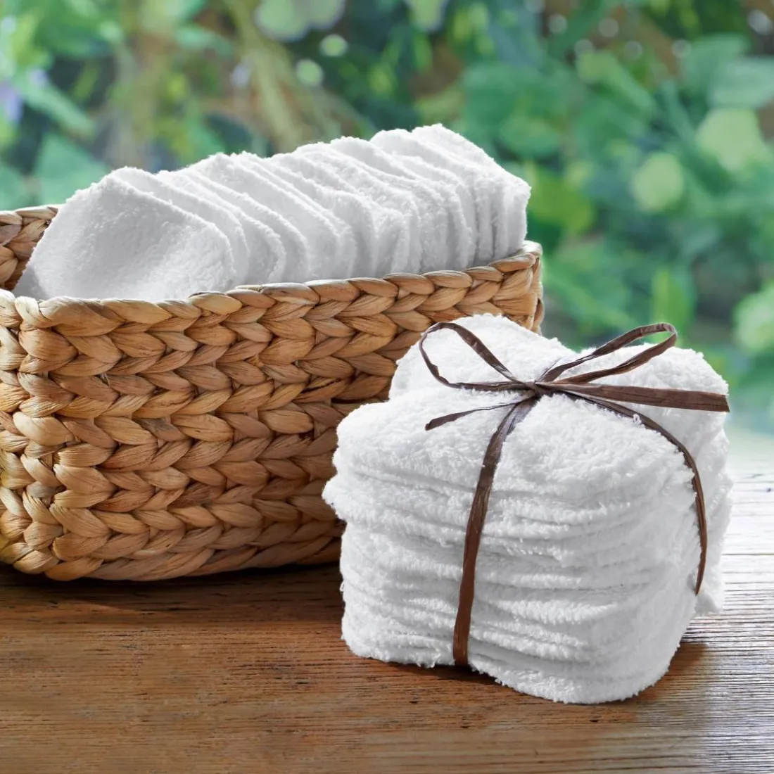Panier pour carres demaquillants