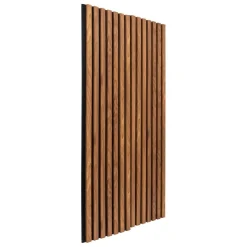 Panneau décoratif mural Colva bois foncé