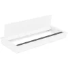 Passe-câbles 'SLOTI' en métal blanc pour bureau