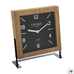 Pendule à poser Silence en panneau de bois MDF