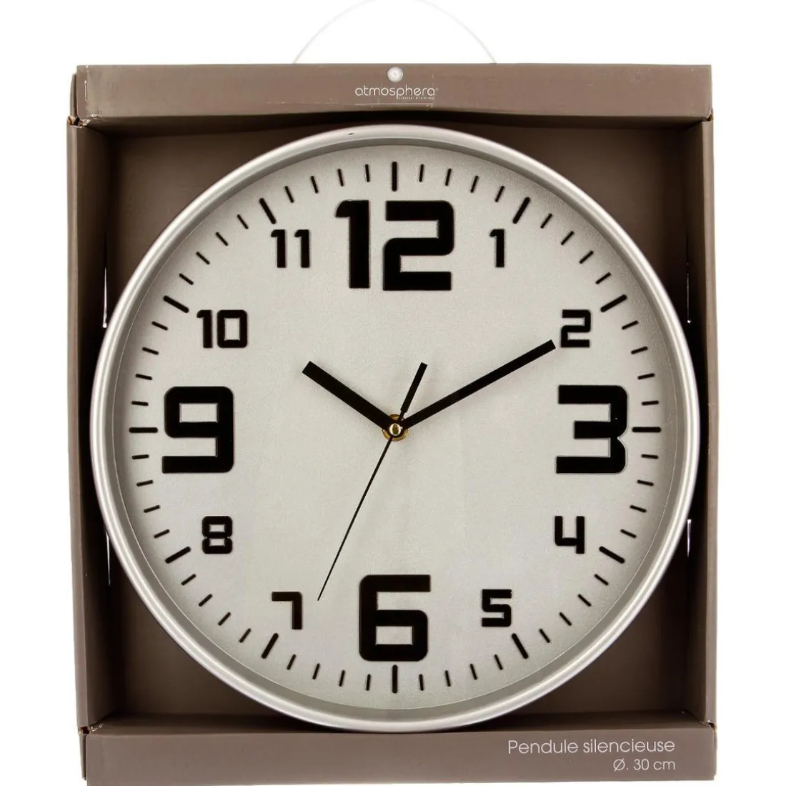 Pendule argent D30