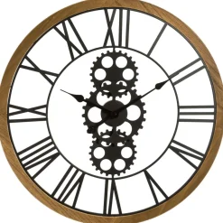 Pendule Mécanique en Métal et Bois